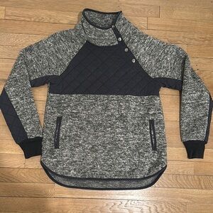 Abercrombie & Fitch Quilted Fleece Pullover
